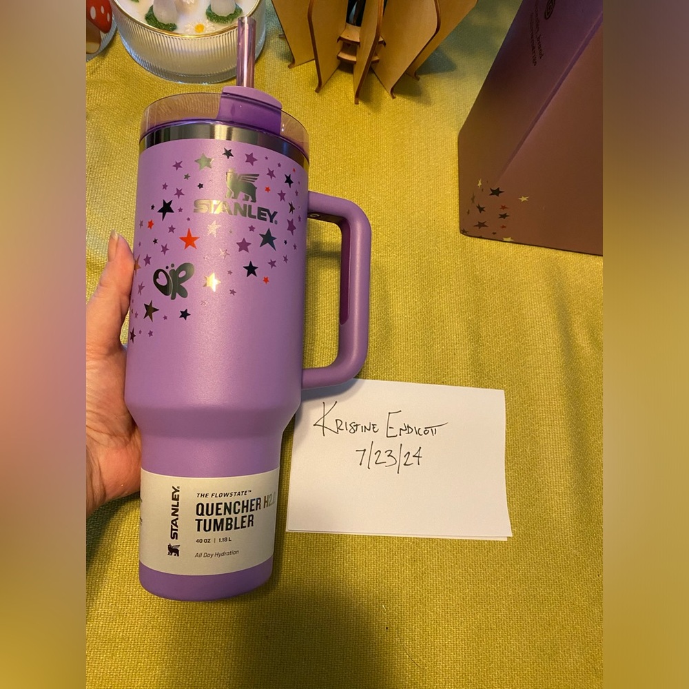 Stanley Limited Edition Olivia Rodriguez Purple Star Tumbler